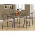 5-Pieces Cappuccino Marble Dining Set L928387