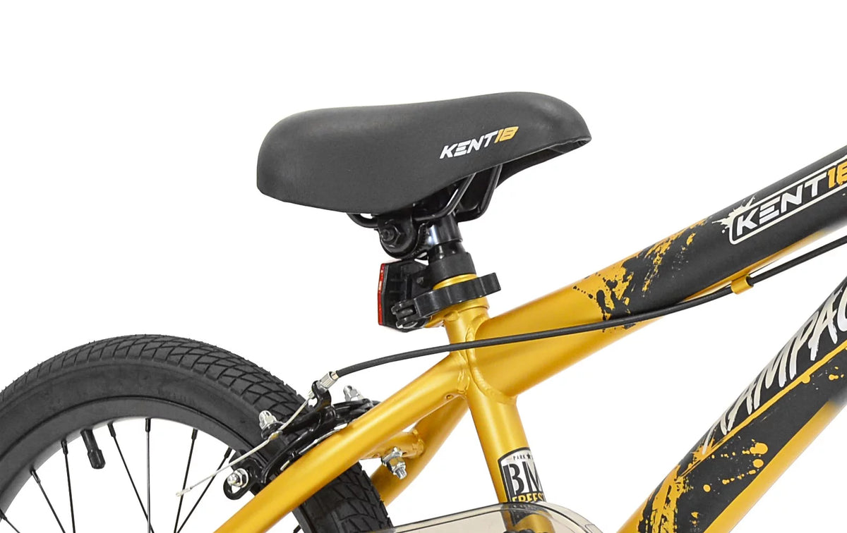 18 In. Gold and Black Bike N5591