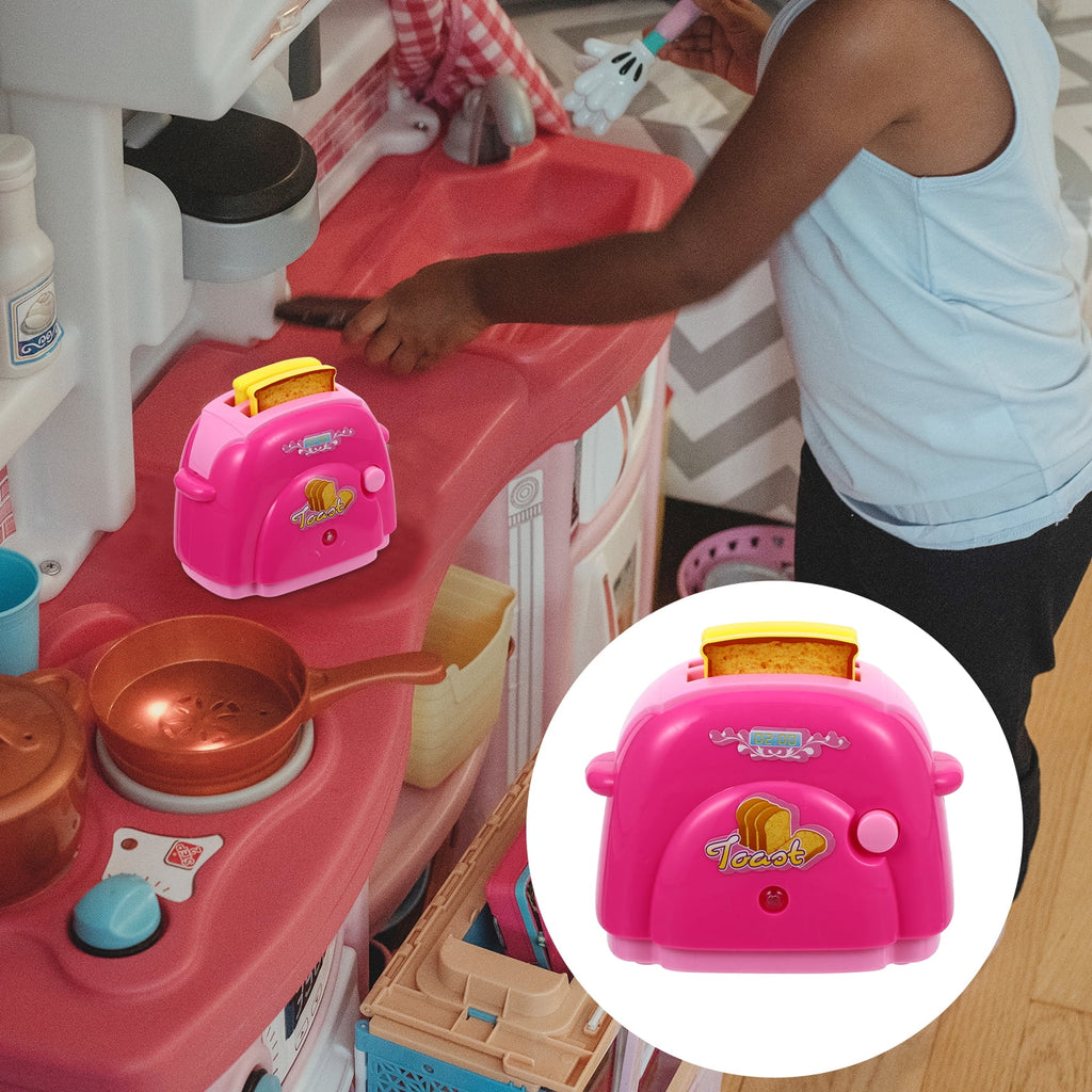 Kid Simulation Toaster Toy Play House Toaster Model X8657