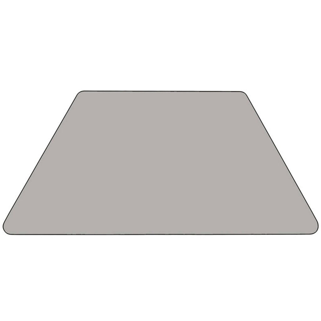Grey Trapezoid Activity Table L676719