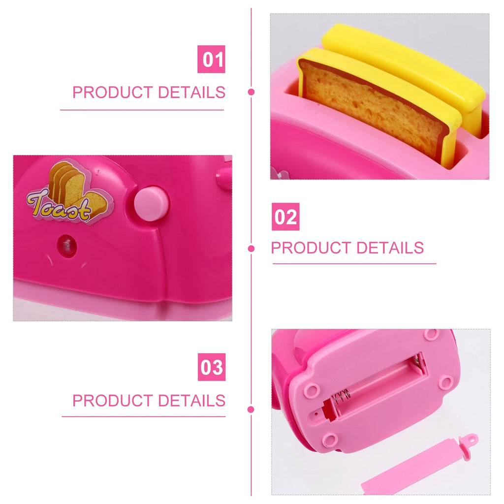 Kid Simulation Toaster Toy Play House Toaster Model X8657