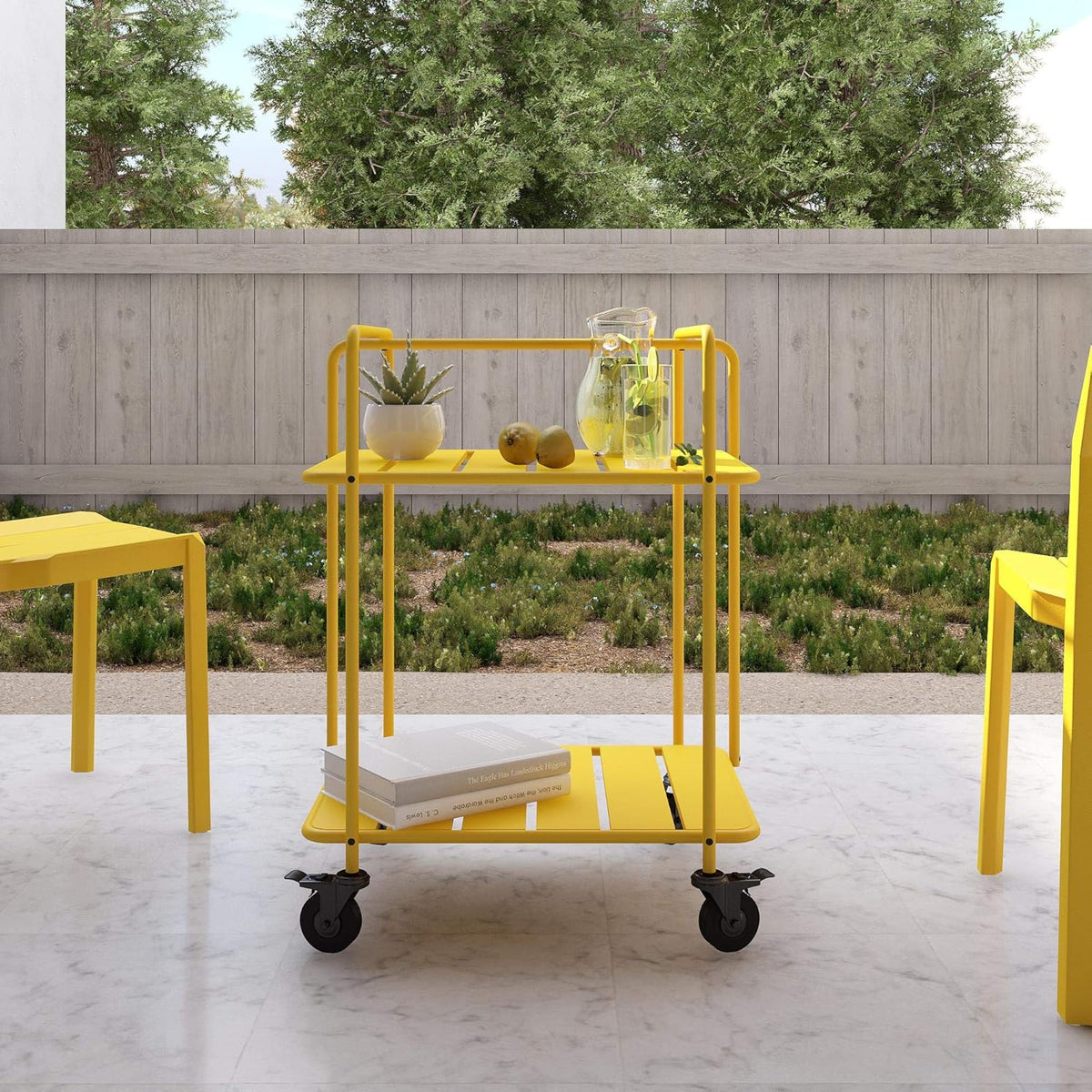 Yellow Outdoor Cart A322