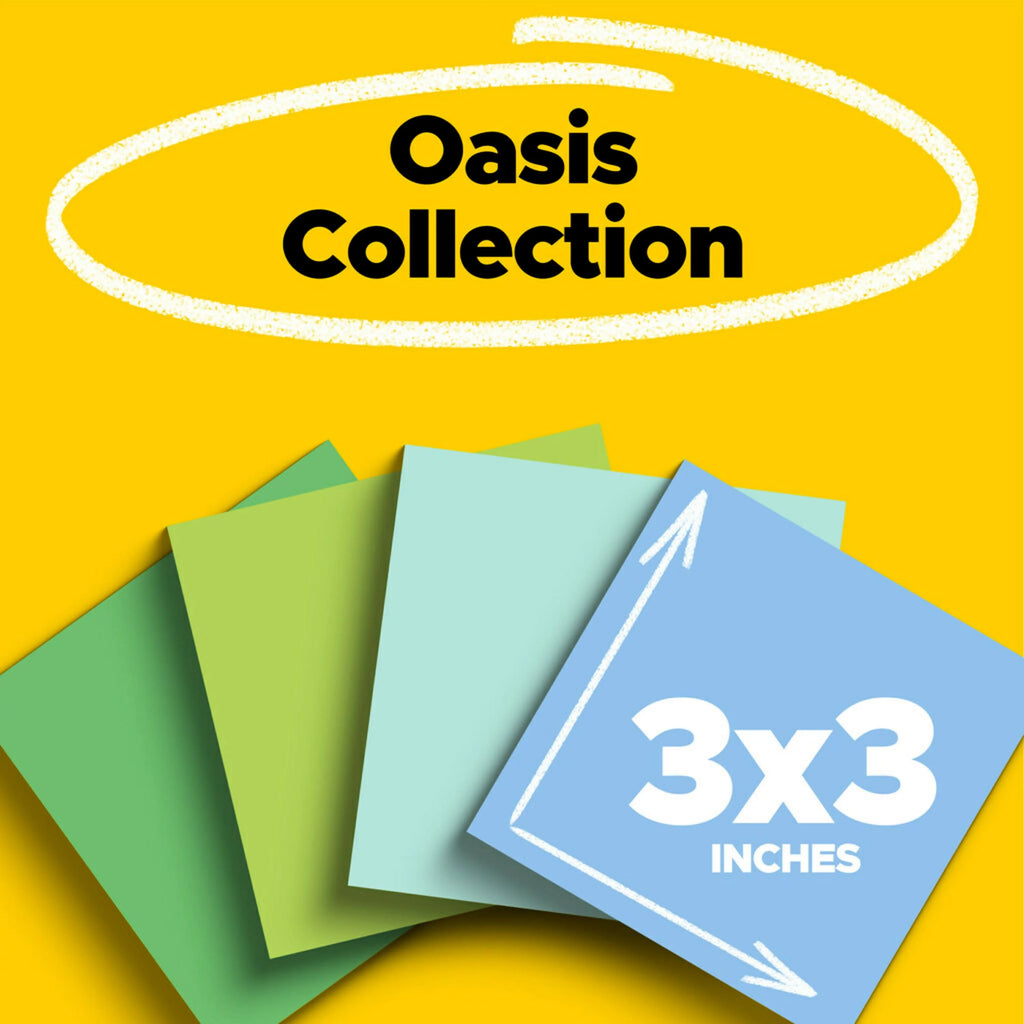 Recycled Super Sticky Notes, 3 in x 3 in, 24 Pads M19382