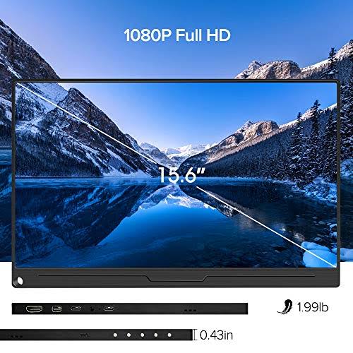 15.6 inch IPS HDR 1920x1080 FHD USB C Gaming Monitor T557