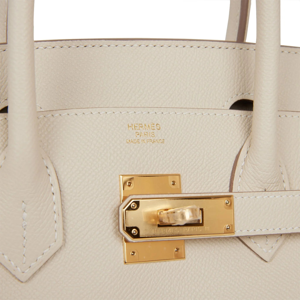 Birkin 30 Craie Epsom Gold Hardware H8069
