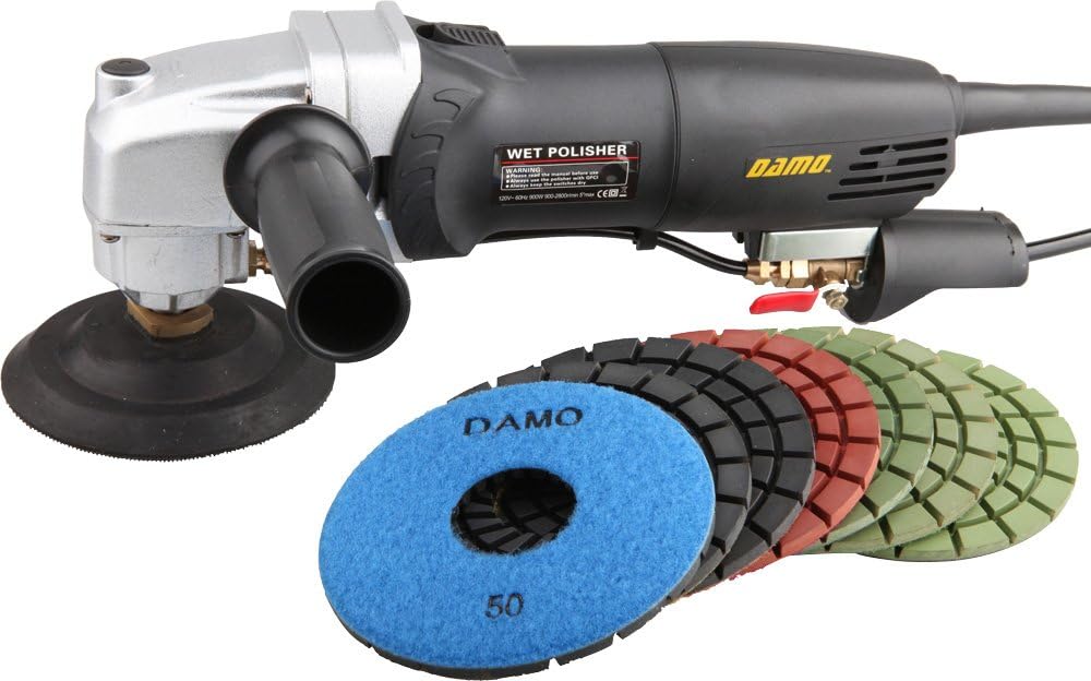 5" Variable Speed Wet Stone Polisher Grinder Kit N48166