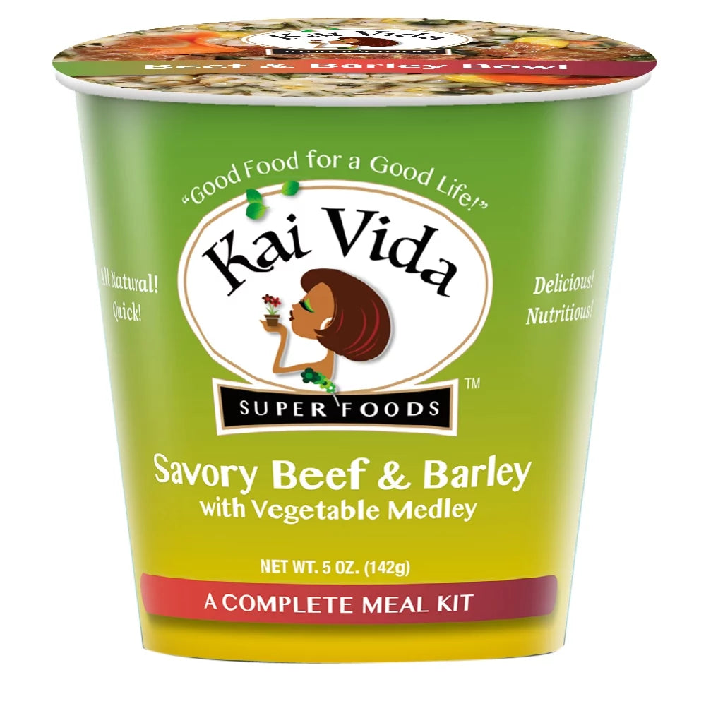 Beef & Barley with Kale & Flatbread Bowls 3-pack G832