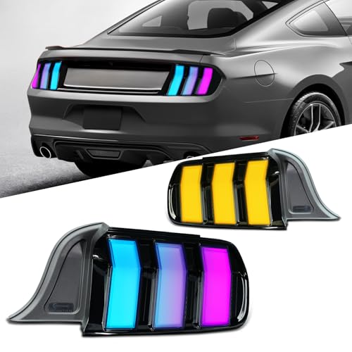 Colorful Tail Lights Assembly with Sequential Turn Signal H86776