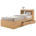 Twin Captain Storage Bed in Beech Q818088