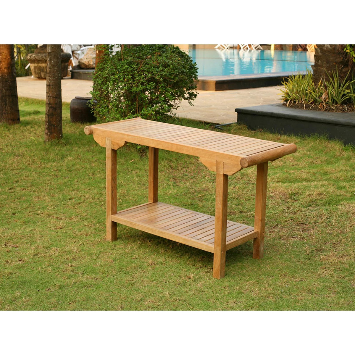 Teak Console Table D781