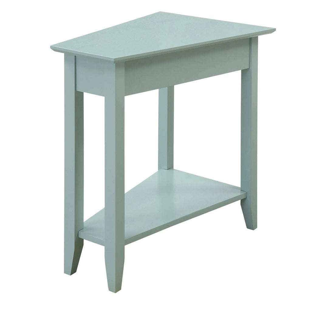 Wedge End Table Sea Foam T41064