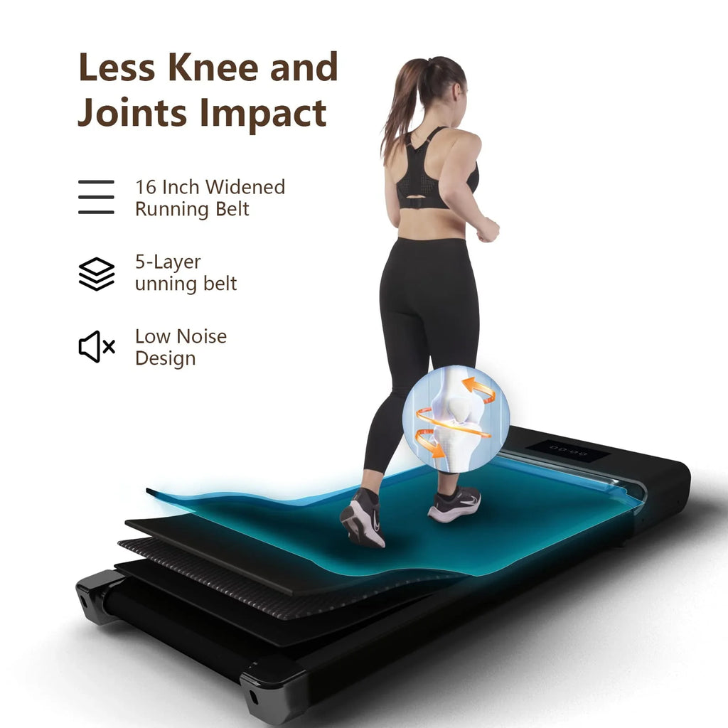 300lb 2.5HP Under Desk Treadmill with LED Display A1640