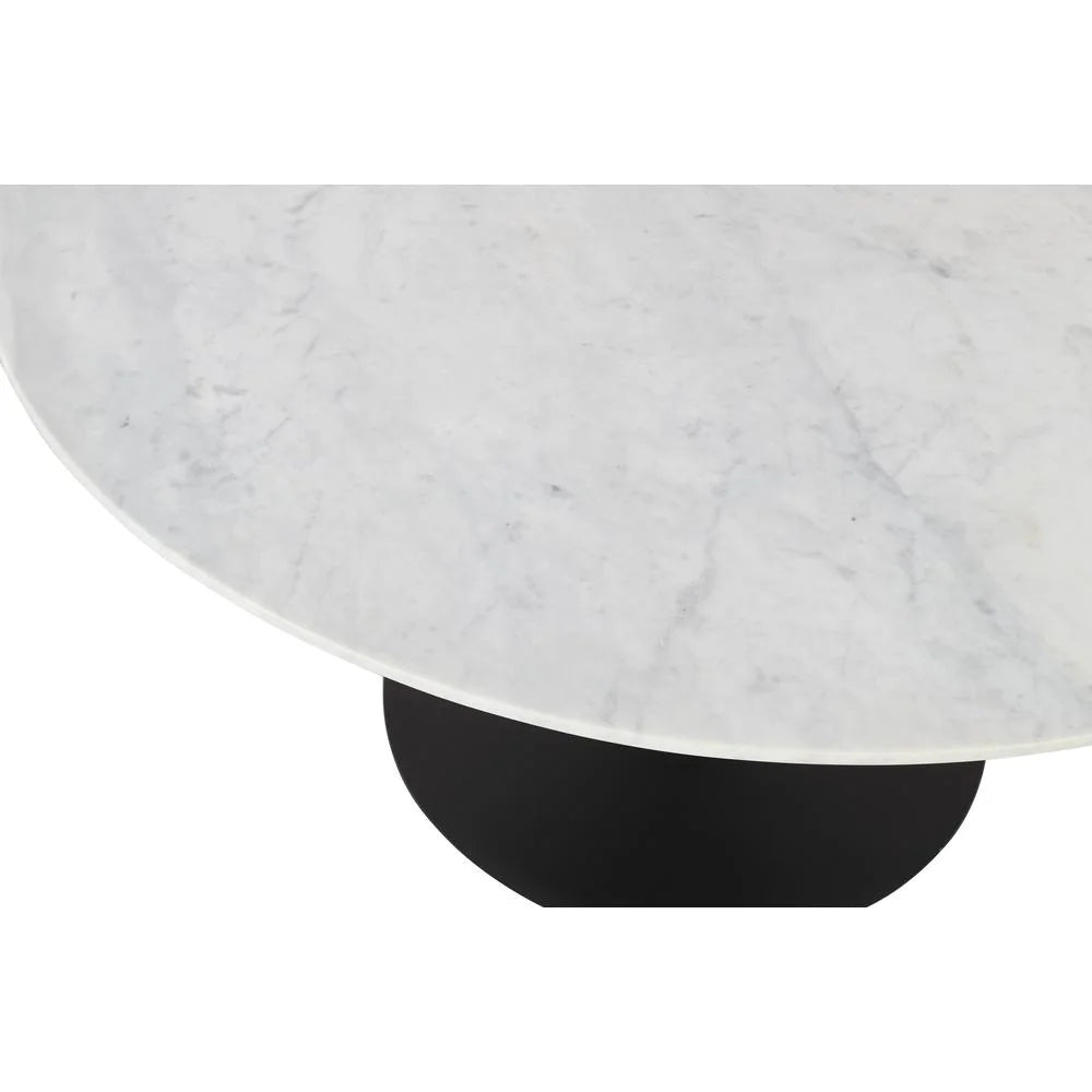 42" Round Marble Pedestal Dining Table S472