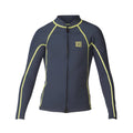 Black Green Camo Youth Front Zip Wetsuit Top K2177