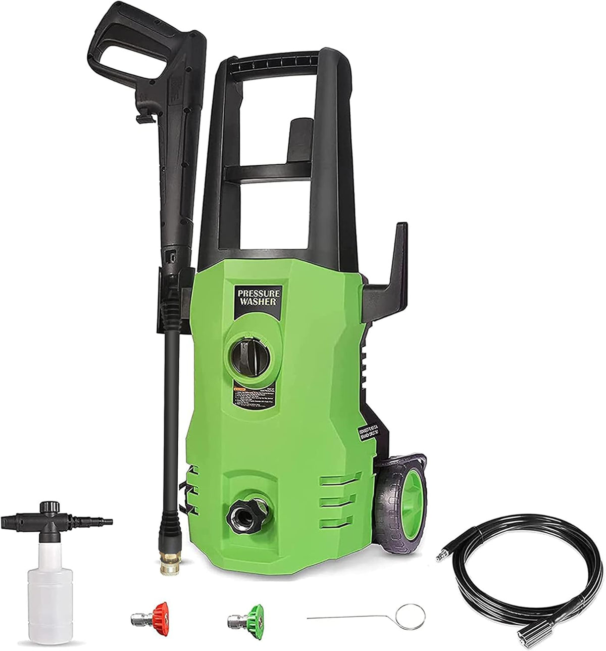 Electric Pressure Washer 3200 PSI 2.6 GPM Power Washer with Nozzles Foam Cannon W85642