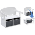 Bianca White Activity Bench Z38401