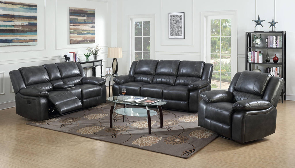 Gray Swivel Glider Recliner S9264