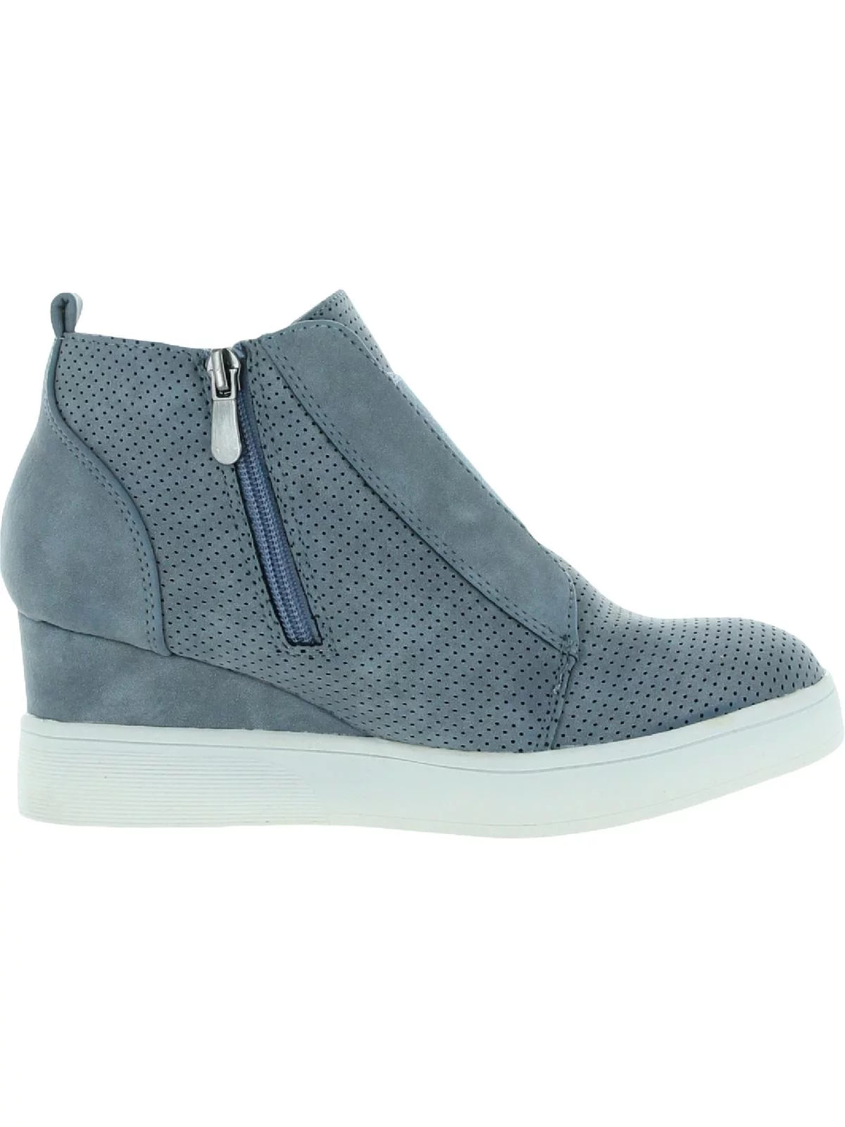 Womens Round Toe Wedge Sneakers F193348